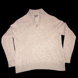 J Crew 3/4 Zip Sweater